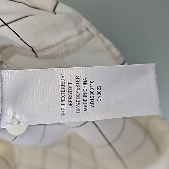 Adrianna Papell Preppy Mod Feminine Windowpane Ruffle Bell Sleeve Blouse XL - Picture 4 of 6